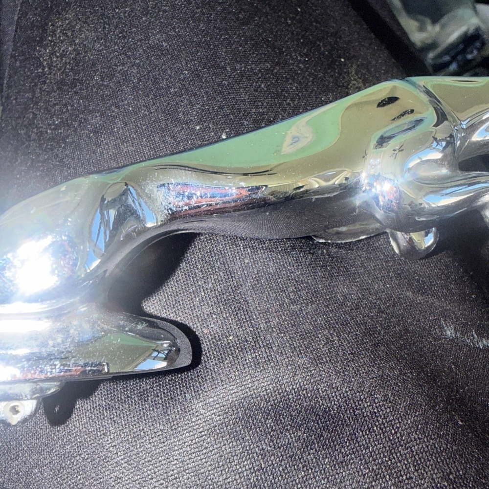 Vintage Leaping Jaguar Leaper Chrome Mascot Hood Ornament Emblem 6" - Picture 6 of 14